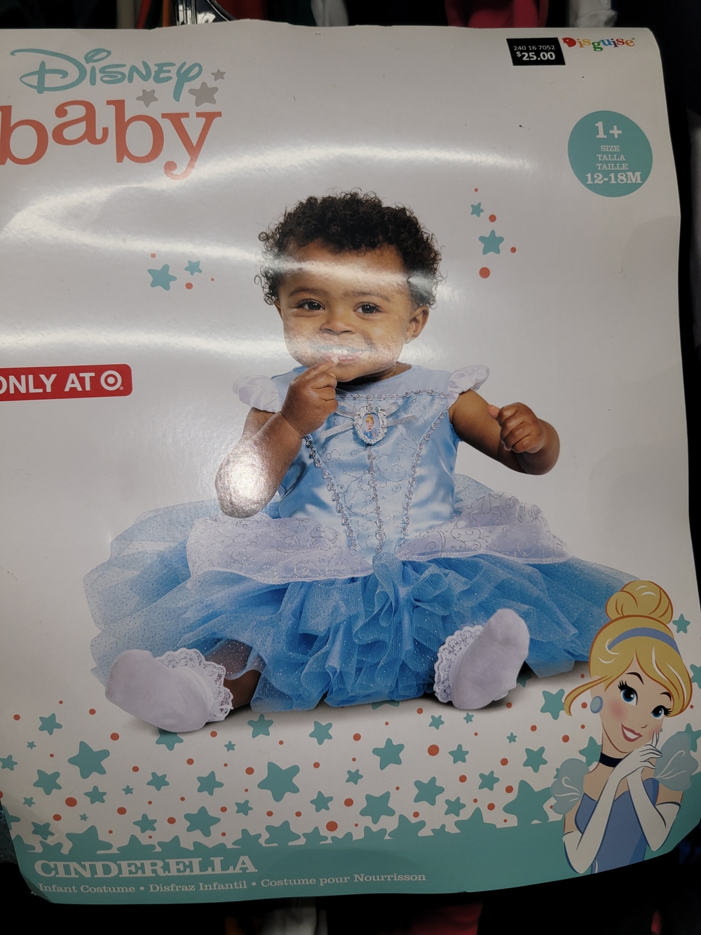 Disney Baby Cinderella Blue Infant Costume - Blue